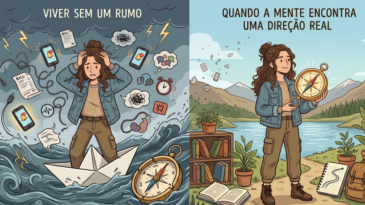 O conselho sobre bem-estar diz: "Por que desacelerar alivia, ter hobbies renova, mas manter uma rotina com propósito é o que faz a cabeça entrar no eixo."