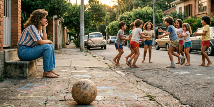 Uma tarde comum dos anos 1980 parecia uma bola esquecida na calçada, oito crianças inventando regras na hora e o longo intervalo sem telas que ninguém chamava de aprendizado