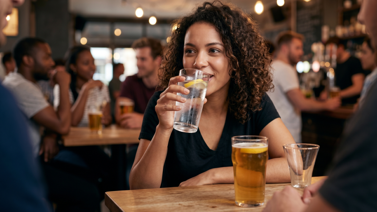 Técnica da hidratação intercalada para beber em festa sem exagerar, o hábito apoiado por especialistas que pode ajudar mais do que parece