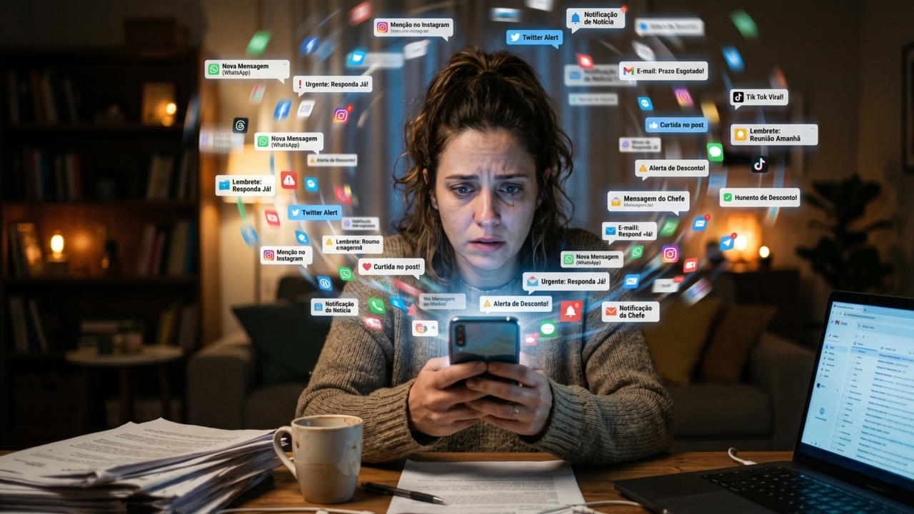 A psicologia explica que o mais difícil de explicar para quem nunca desgrudou do celular não é a falta de internet, é como o silêncio antigamente dava espaço para pensar melhor
