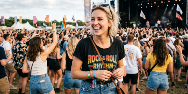 Especialistas em compras de produtos de beleza indicam o protetor solar com cor ideal para sobreviver a um festival de música o dia inteiro