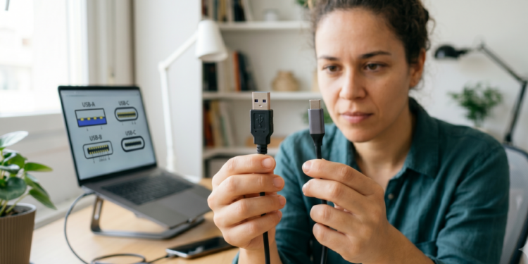 Qual a diferença entre USB-A e USB-C e por que os conectores têm esses nomes