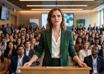Frase do dia da atriz Emma Watson: “Se não for eu, quem? Se não for agora, quando?”