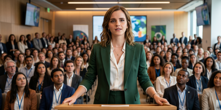 Frase do dia da atriz Emma Watson: “Se não for eu, quem? Se não for agora, quando?”