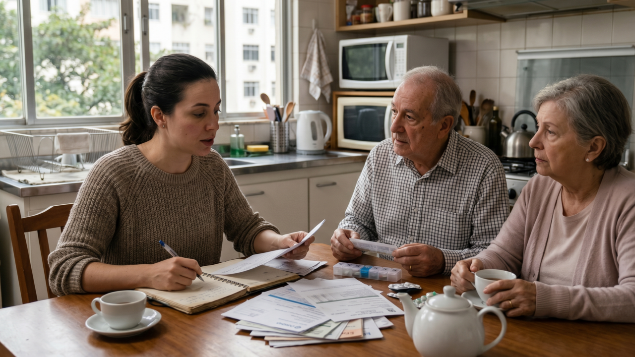 O mais difícil de virar apoio emocional dos seus pais não é a responsabilidade em si — é quando você percebe que já filtra o que diz para não preocupar ninguém
