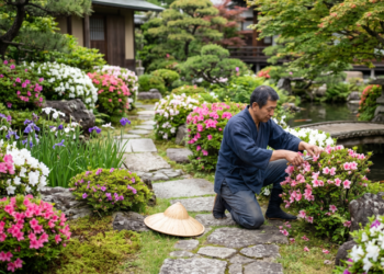 Provérbio japonês para refletir: “o jardim não floresce no dia em que você planta, mas em cada dia em que você volta para cuidar”.