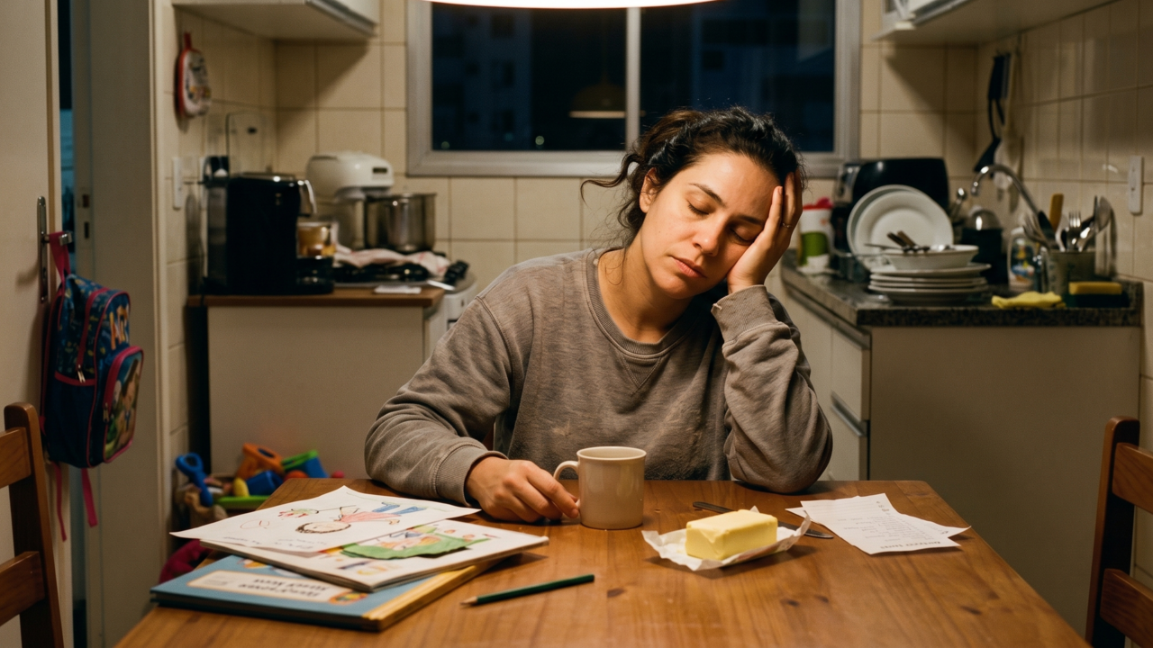 A psicologia sugere que a razão pela qual tantas mães, que sempre foram o centro emocional da família, evitam demonstrar cansaço é um medo que elas nunca diriam em voz alta, de que, no momento em que precisarem ser amparadas mais do que amparam, deixam de ser o alicerce e passam a ser a preocupação