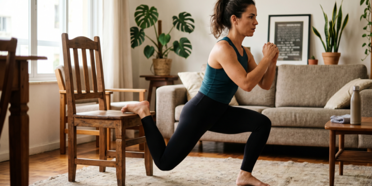 O treino de glúteos em casa que ajuda a ganhar força nas pernas sem depender de academia