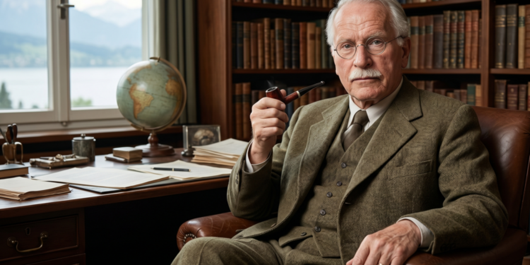 Reflexão de Carl Jung: “Quem olha para dentro desperta forças que o barulho do mundo nunca consegue ensinar.”