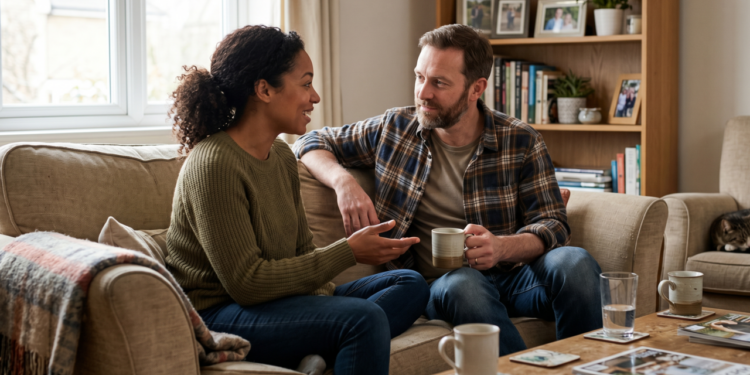 O silêncio que muitos casais temem quando os filhos saem de casa nem sempre cria distância — muitas vezes ele devolve conversas que a rotina tinha engolido