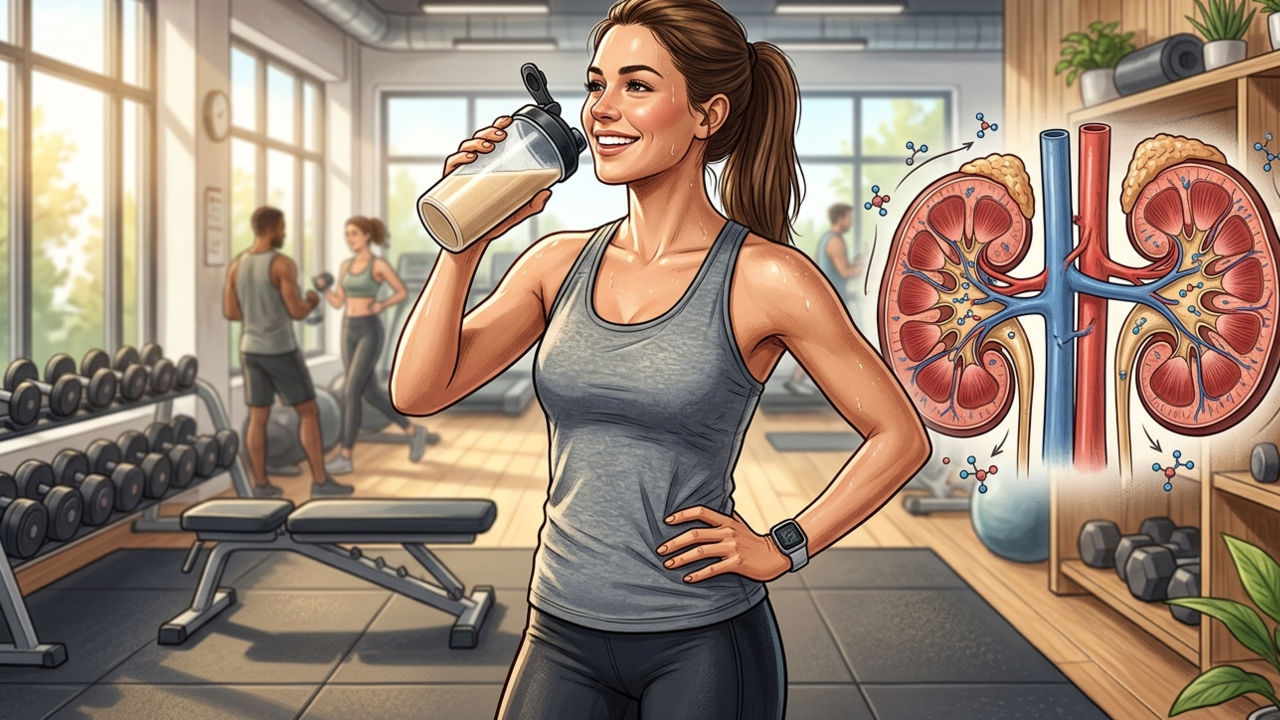 Médico do esporte explica o efeito do whey protein nos rins e na composição corporal