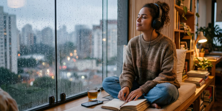 A psicologia afirma que pessoas que amam ouvir chuva por longos períodos não estão apenas sendo nostálgicas; pesquisas sobre sons naturais apontam associação com relaxamento leve e foco mais estável
