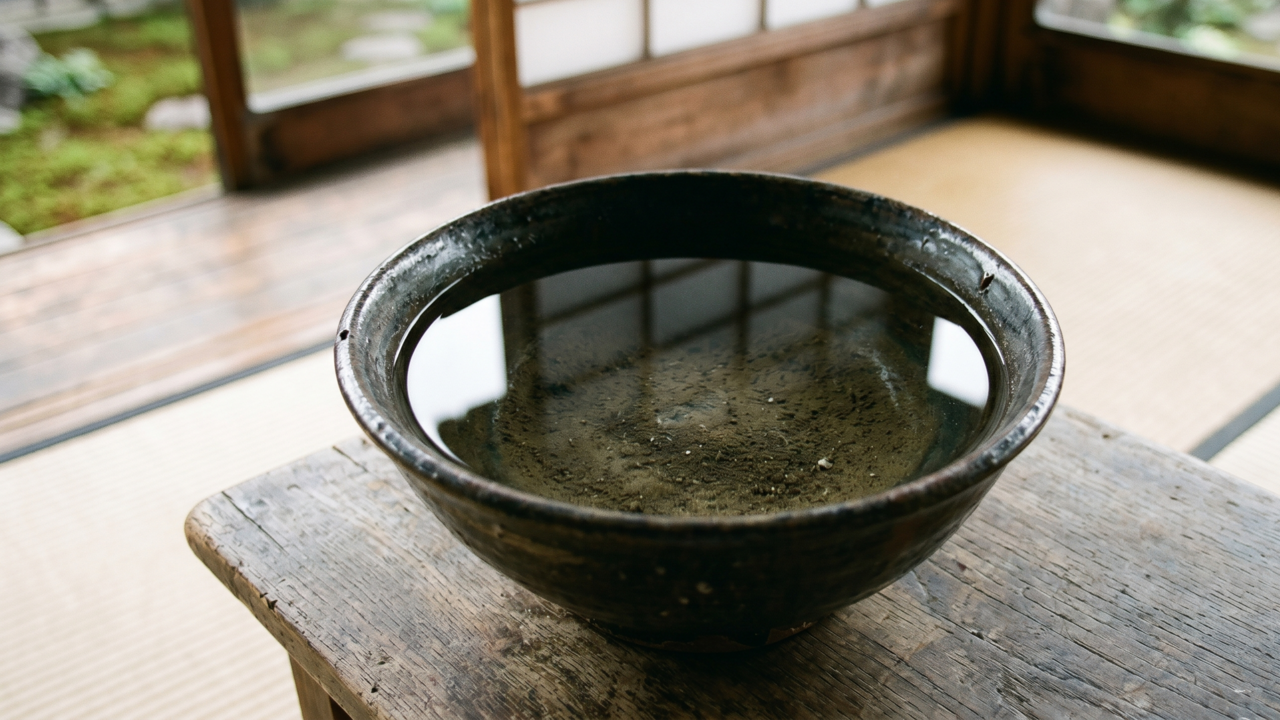 Provérbio japonês para refletir: “a água clara não nasce da pressa, mas do tempo que assenta a poeira”.