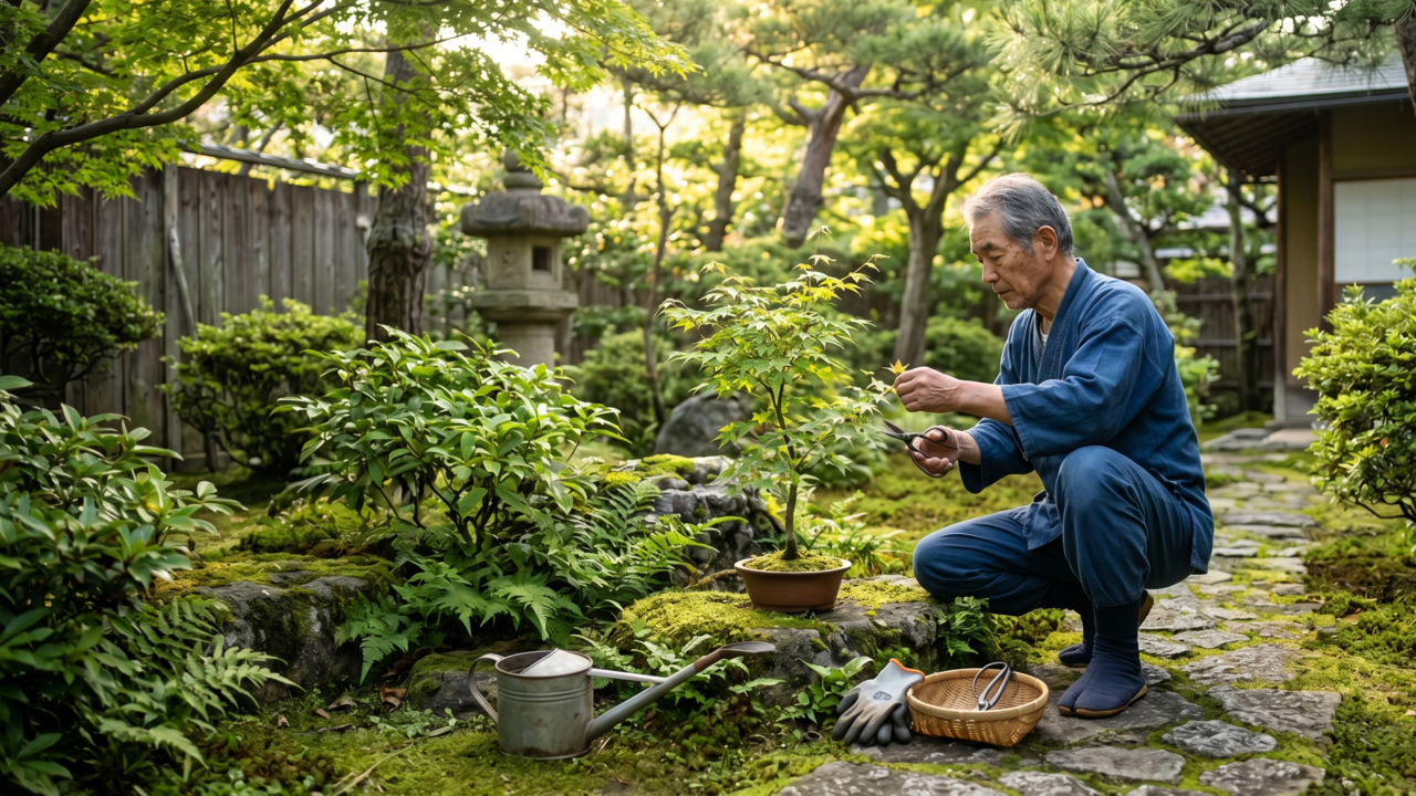 Provérbio japonês para refletir: “o jardim não floresce no dia em que você planta, mas em cada dia em que você volta para cuidar”.
