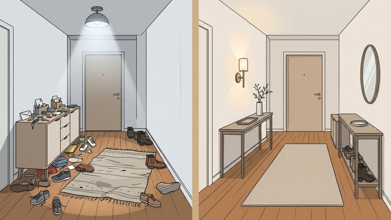 4 Coisas que Casas Elegantes Nunca Têm na Entrada