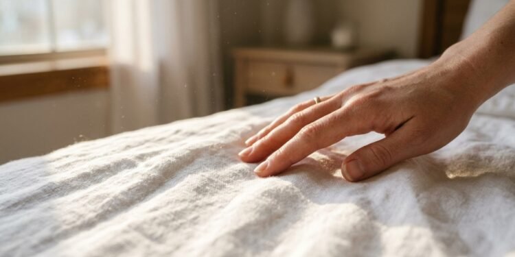 Com que frequência se deve trocar os lençóis da cama?