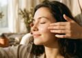 massagem facial que acalma