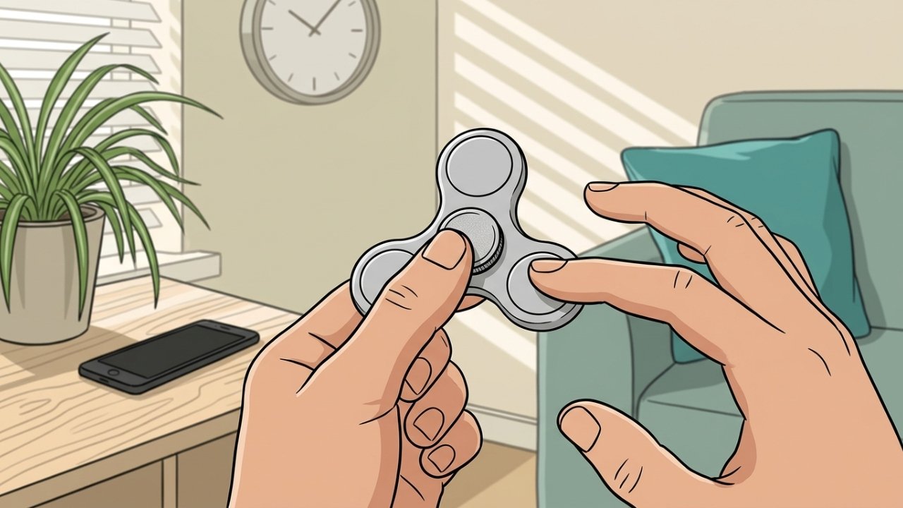 O que significa ter um Fidget Spinner em casa para se distrair durante o tédio?