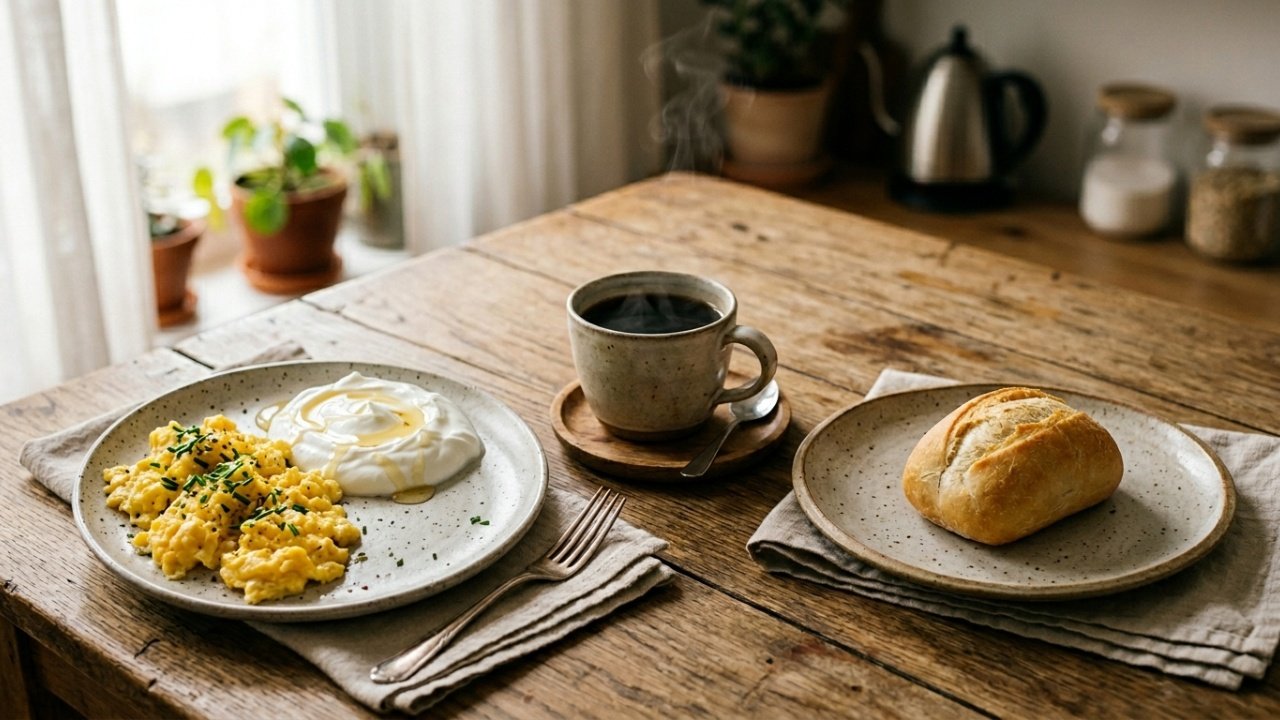 Proteína no café da manhã: o que muda no metabolismo quando você troca o pão branco