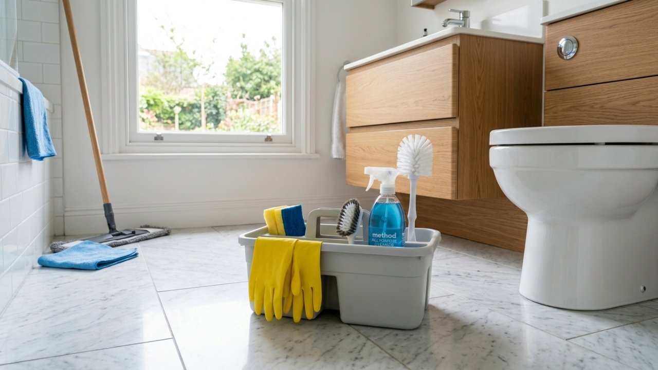 Limpeza e higienização de louças sanitárias