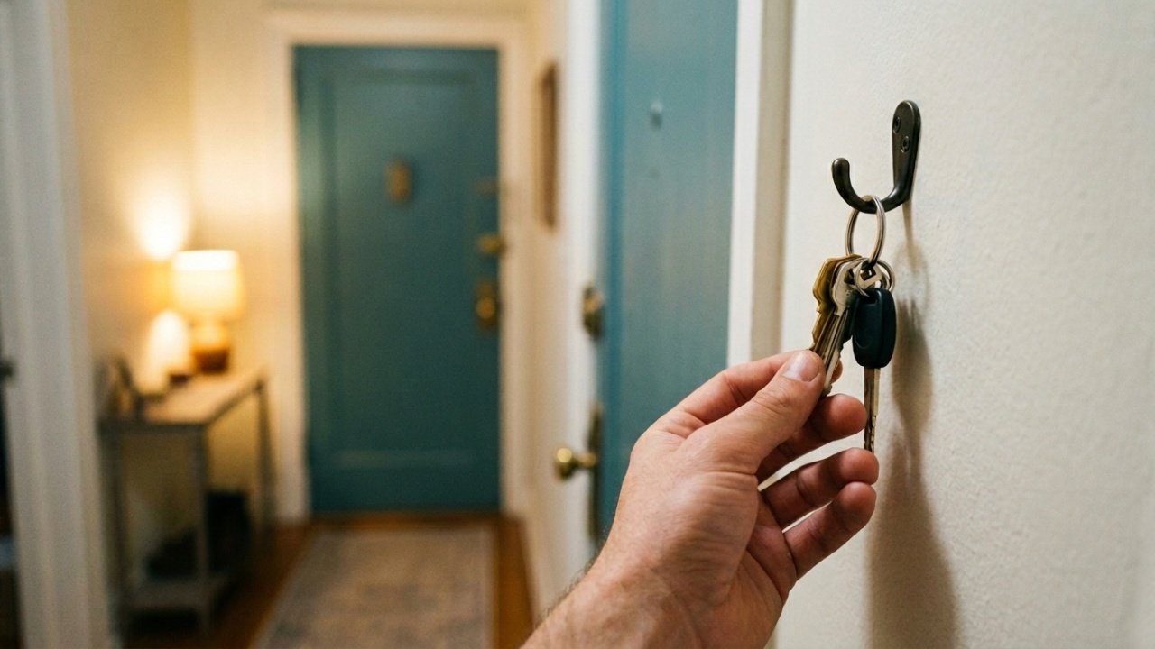 Por que nunca se deve deixar a chave na porta à noite