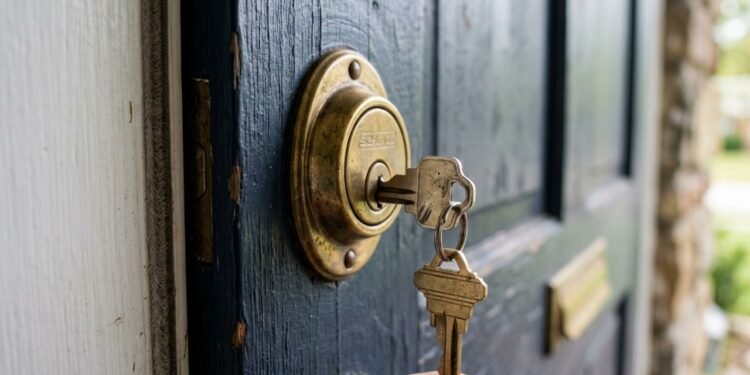 Por que nunca se deve deixar a chave na porta à noite