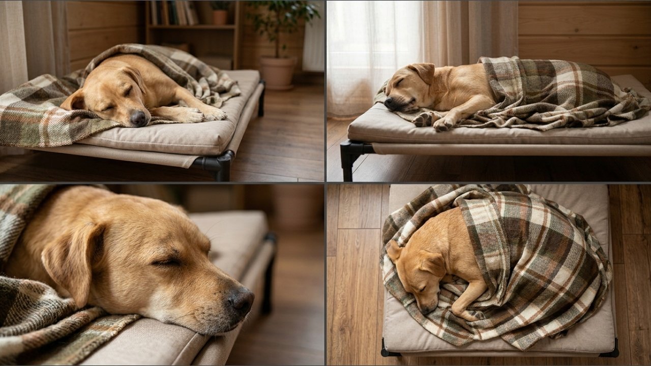 Onde os cachorros devem dormir em tempos de frio, segundo especialistas