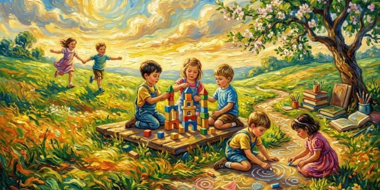 Filhos que brincam mais nos primeiros anos
