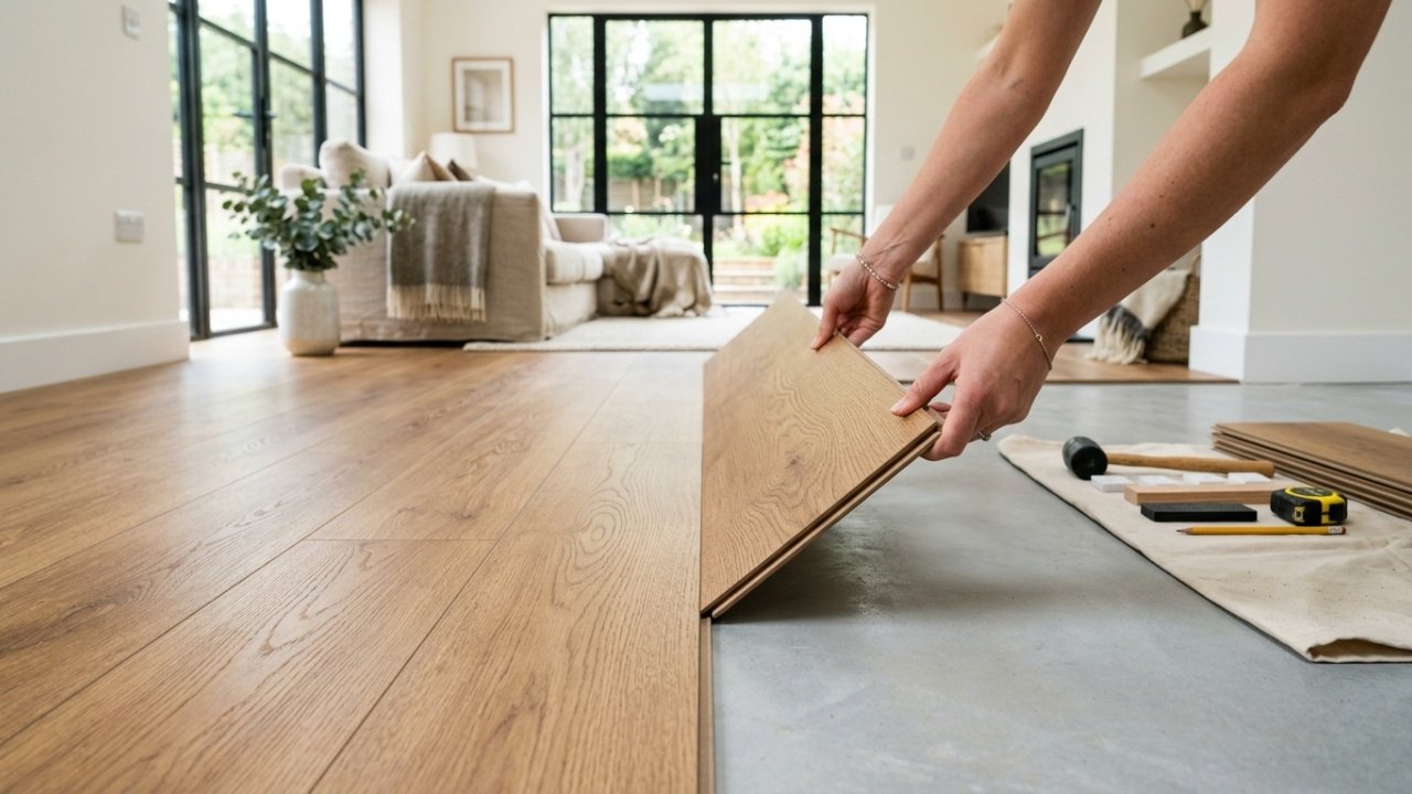 O piso tecnológico de encaixe que transforma a sala