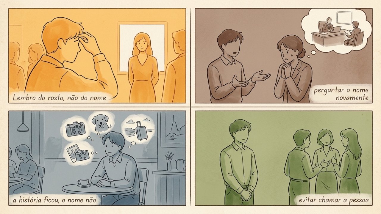 A neurociência explica o constrangimento social de esquecer o nome de alguém em apenas 3 segundos após o aperto de mão e por que a culpa não é só da sua memória