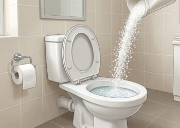 Por que recomendam jogar sal no vaso sanitário à noite