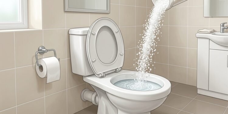 Por que recomendam jogar sal no vaso sanitário à noite