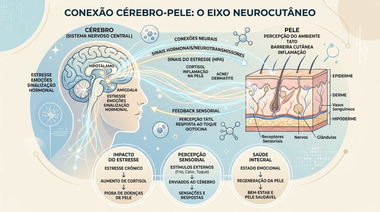 conexão pele e cérebro
