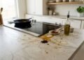 A bancada bonita da cozinha pode manchar no primeiro erro se a pedra for escolhida só pela aparência