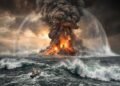 O som que rasgou o planeta: como o Krakatoa atingiu 310 dB e deu 3 voltas ao mundo
