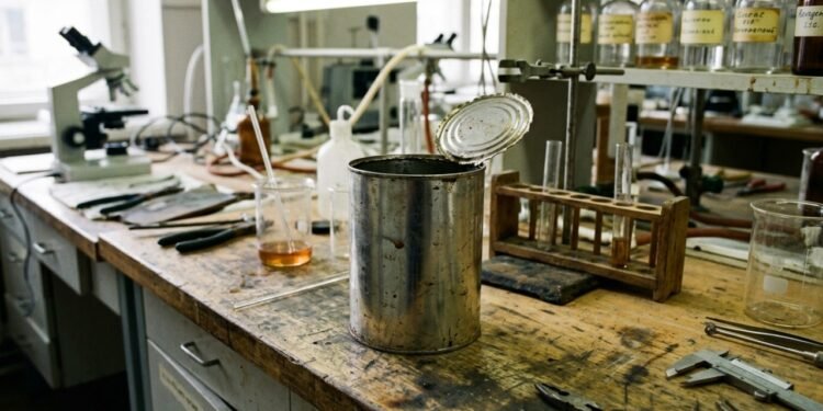 Cientistas abrem late de 50 anos e encontram algo bem diferente do esperado
