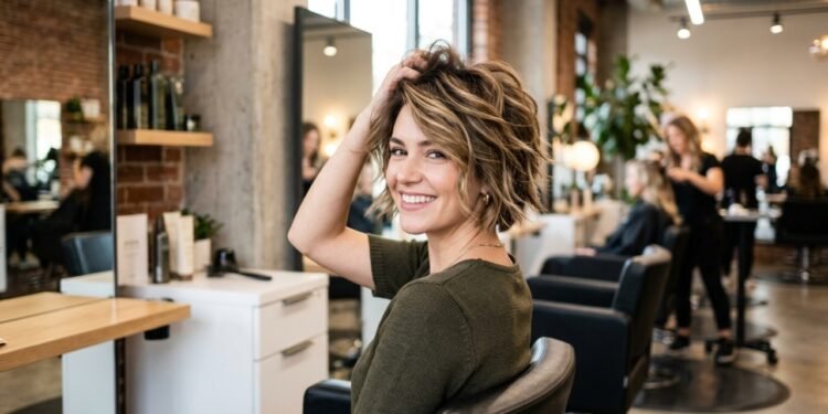 O corte de cabelo curto que faz fios finos parecerem mais cheios e volumosos
