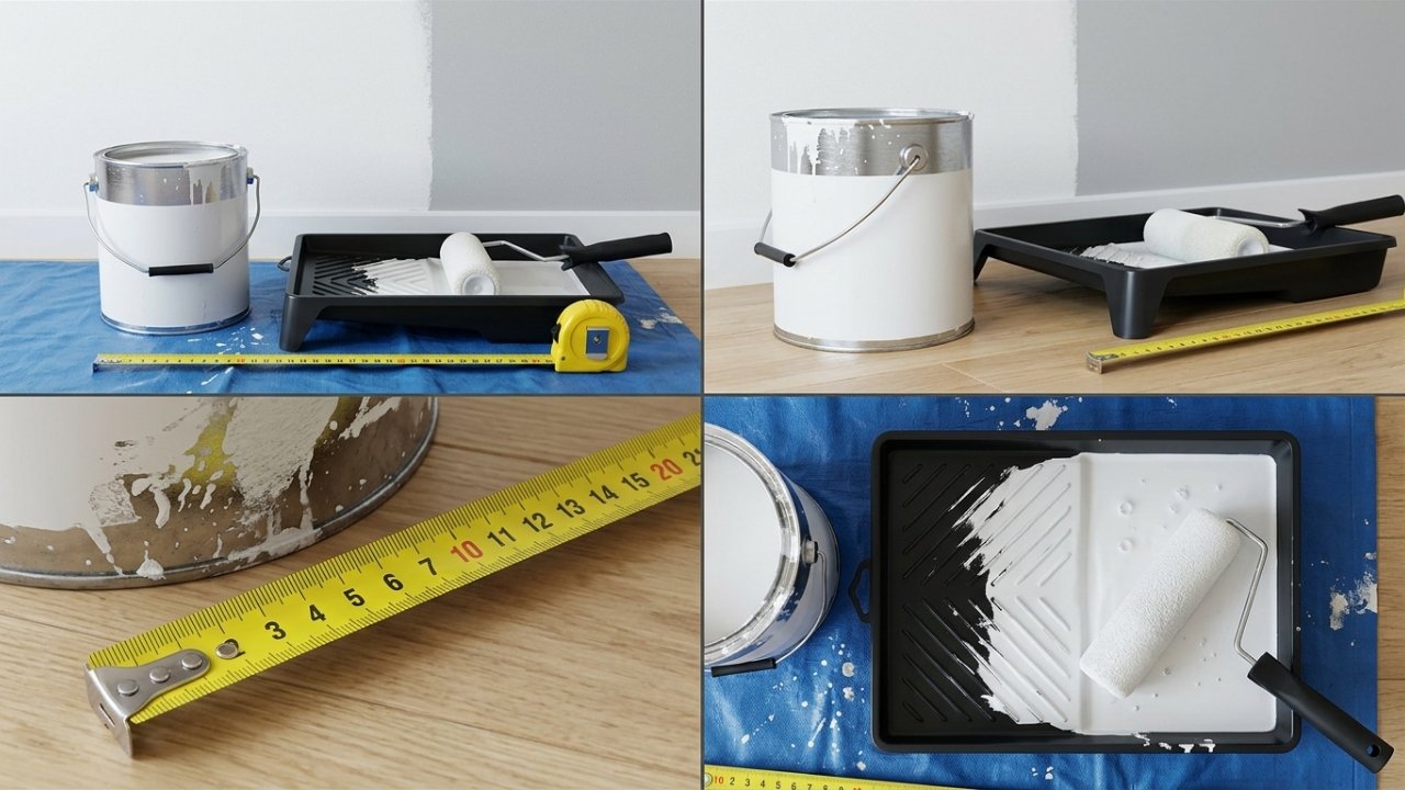 Como calcular exatamente quanta tinta você precisa para qualquer cômodo: não desperdice uma gota