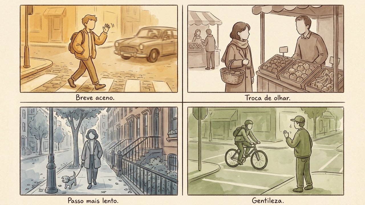 O que significa agradecer quando alguém te deixa atravessar a rua, segundo a psicologia