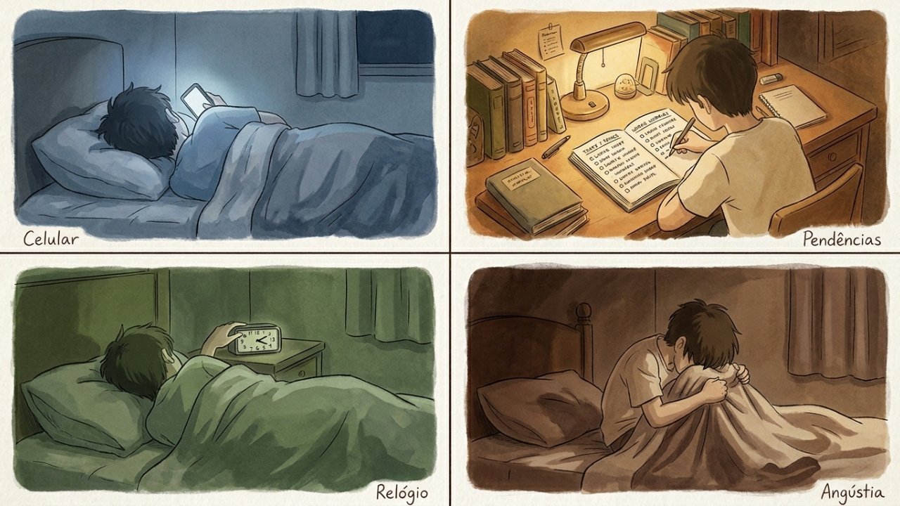 O que significa acordar várias vezes durante a madrugada, segundo a psicologia?
