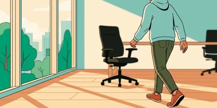 A regra dos 22 minutos: o limite científico para maior longevidade trabalhando em escritório