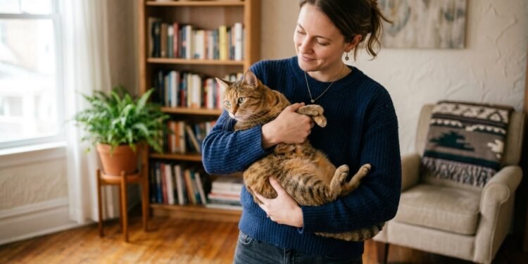 O jeito correto de pegar um gato no colo sem levar arranhões e sem deixar o animal desconfortável