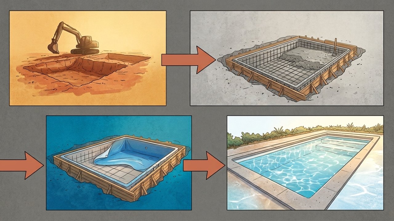 Fibra, vinil ou concreto: veja quanto custa o metro quadrado para fazer sua piscina em 2026