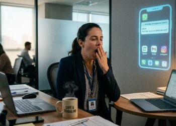 Por que olhar o celular na cama sabota sua produtividade do dia seguinte