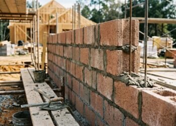 Quanto um pedreiro cobra para erguer um muro de 15 metros?