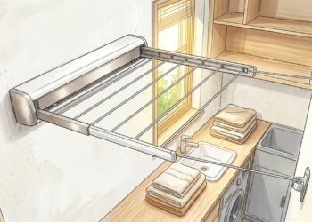 Os designers de interiores concordam com o substituto ideal para o varal dobrável: como aproveitar o espaço de forma fácil e rápida