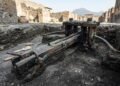 Uma arma de 2.000 anos, semelhante a uma metralhadora, foi encontrada em Pompeia