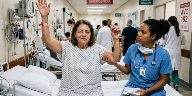 O primeiro grande indicativo de que algo está errado surge na musculatura facial com a perda súbita de simetria ao tentar sorrir
