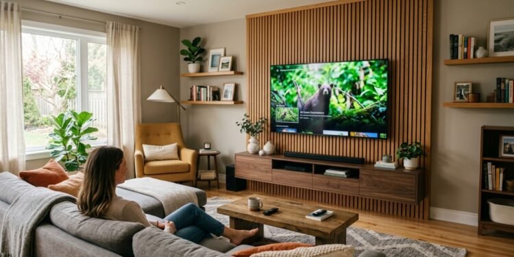 A altura perfeita para a TV na sala e como planejar o painel ideal