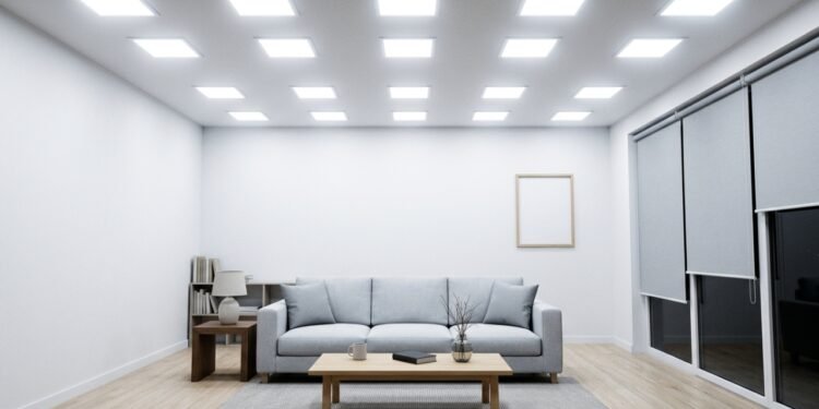 A luz branca na sala pode deixar tudo mais visível e ainda assim acabar com o conforto da decoração